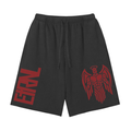 ETRNL Snow Washed Raw Hem Shorts