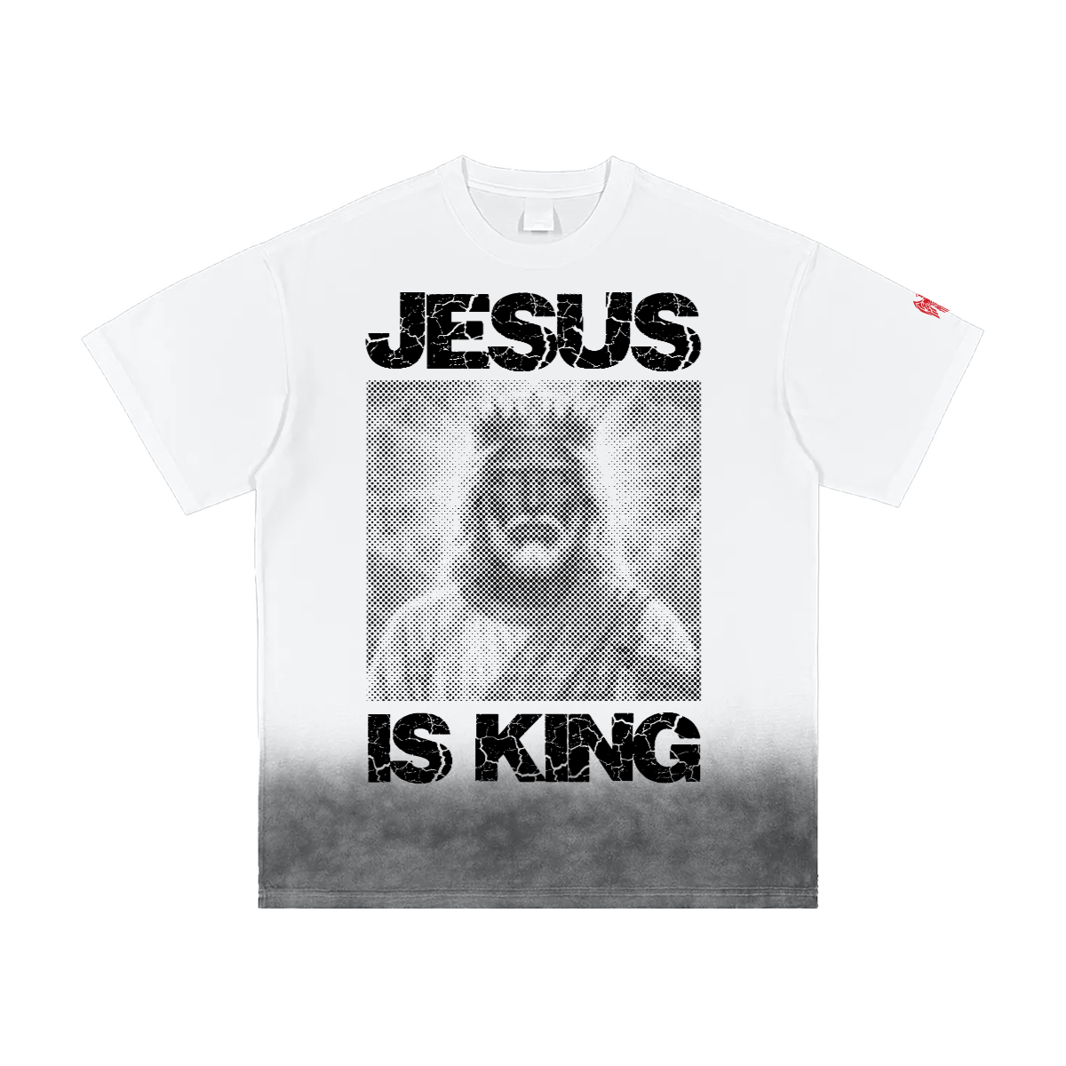 GC Jesus Is King Gradient Washed Vintage T-Shirt (250GSM)