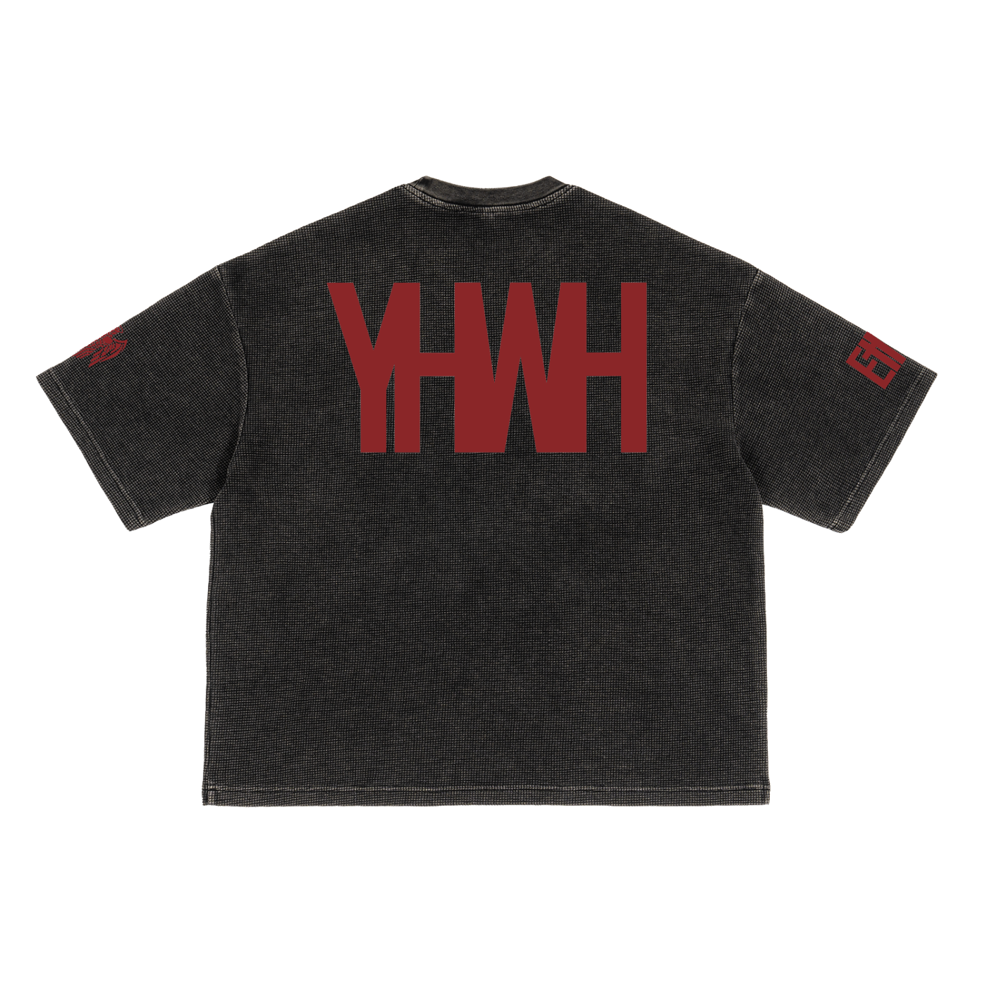 YHWH Textured Waffle Washed Boxy T-Shirt