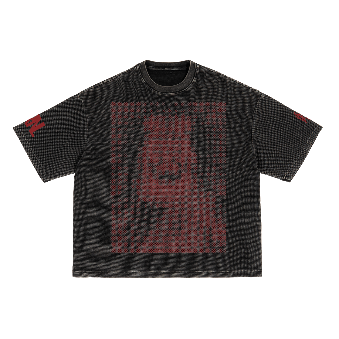 YHWH Textured Waffle Washed Boxy T-Shirt