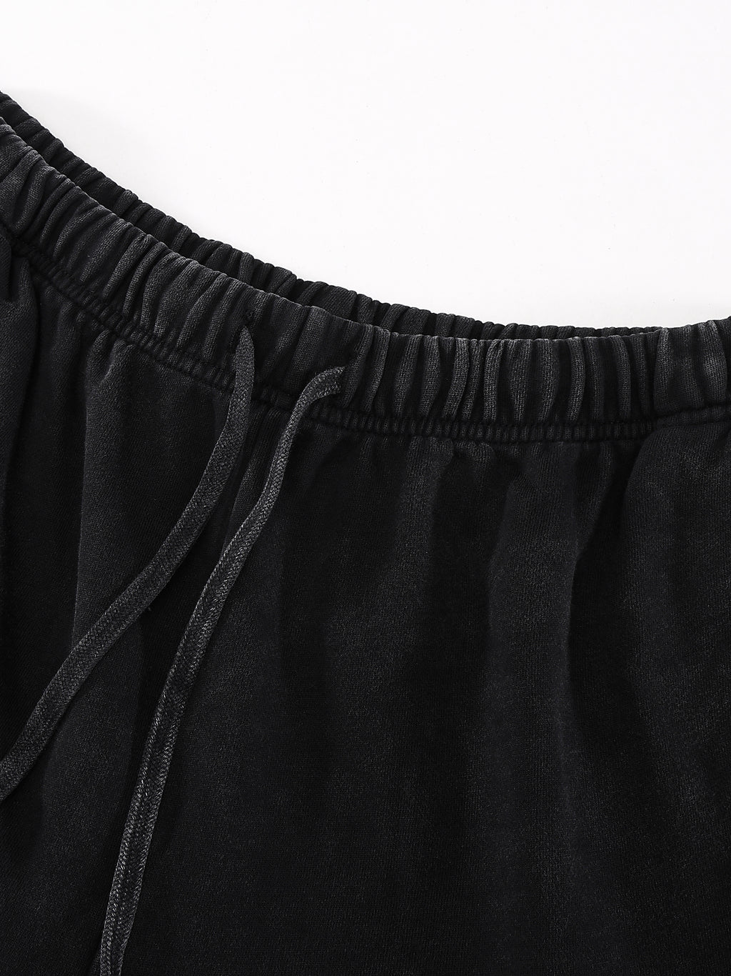 ETRNL Snow Washed Raw Hem Shorts