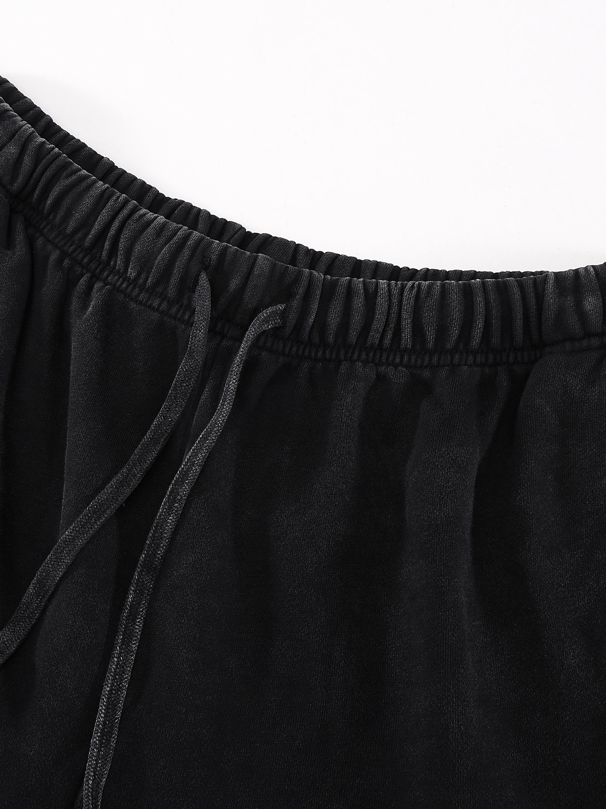 ETRNL Snow Washed Raw Hem Shorts