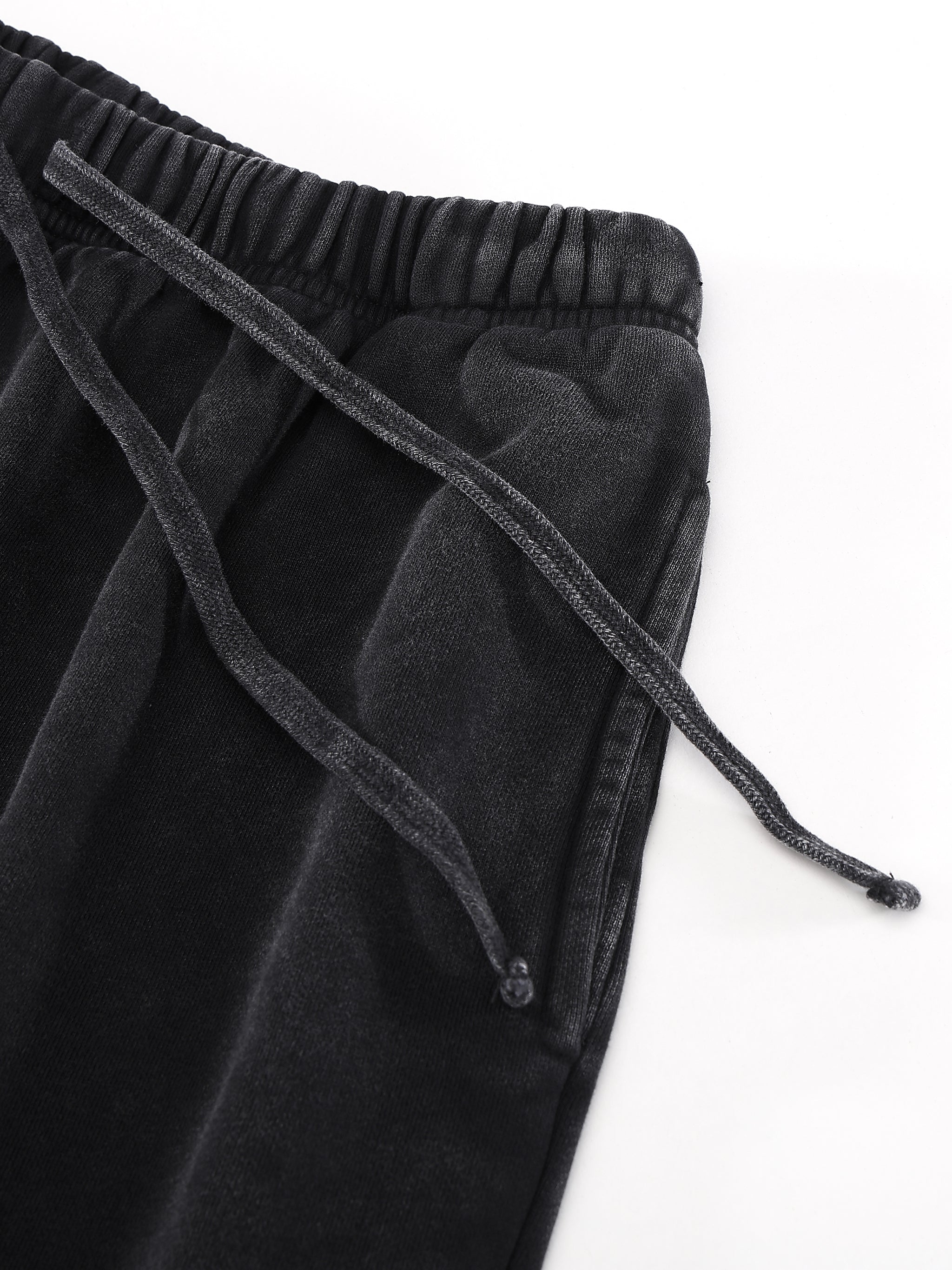 ETRNL Snow Washed Raw Hem Shorts