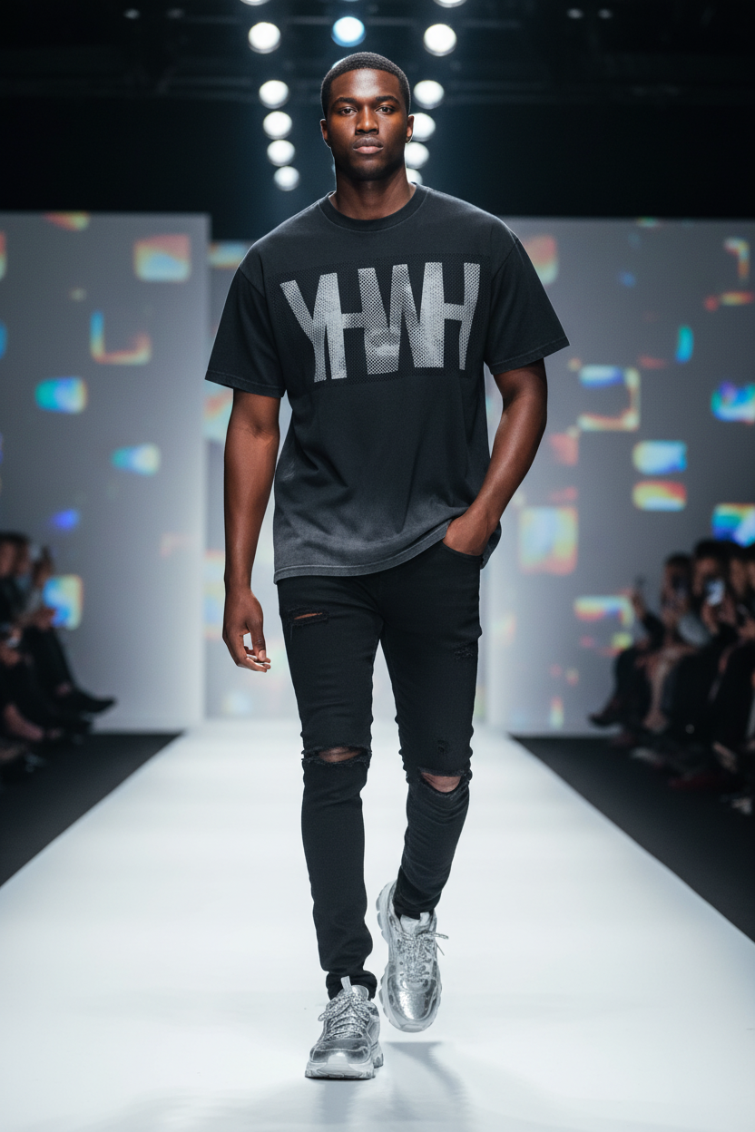 GC_YHWH ETRNL Gradient Washed Vintage T-Shirt (250GSM)
